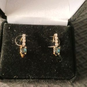Sapphire & Diamond earrings